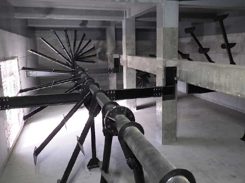 大型パドル式撹拌機